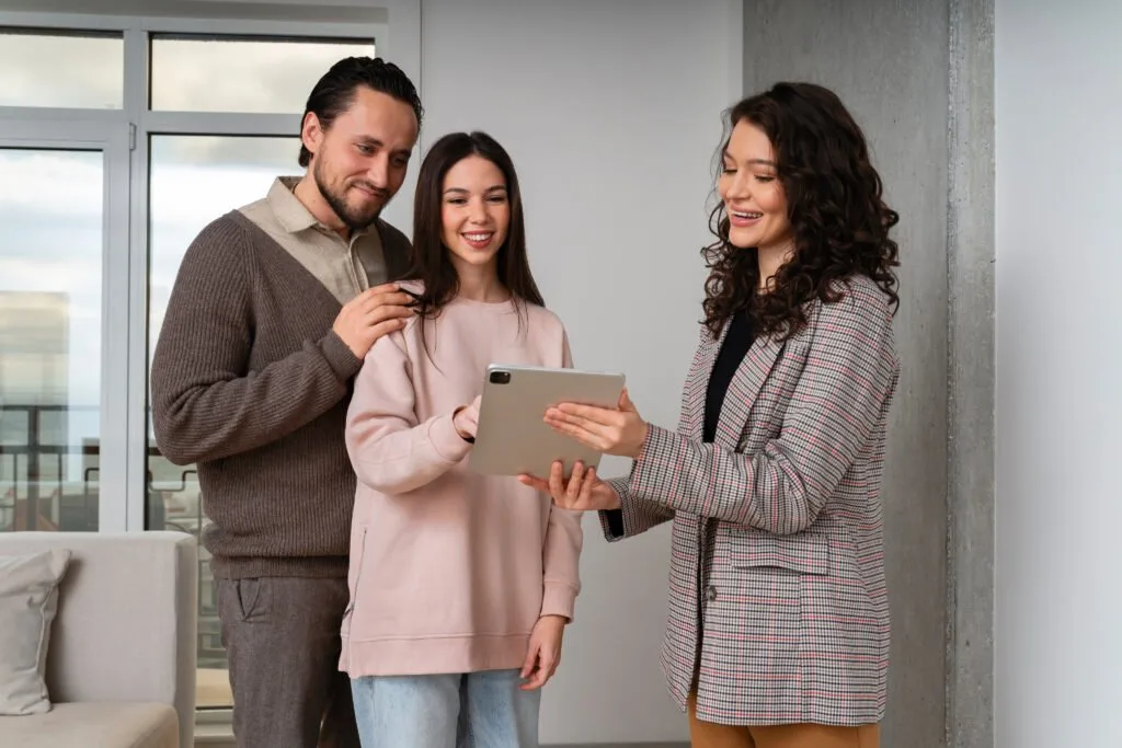 Crestron Home app controlling a luxury smart home from a smartphone