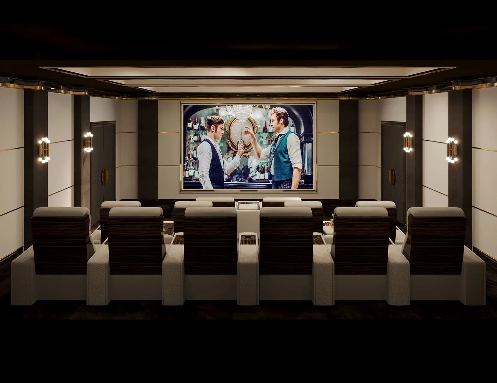 Control4-powered luxury home theater
